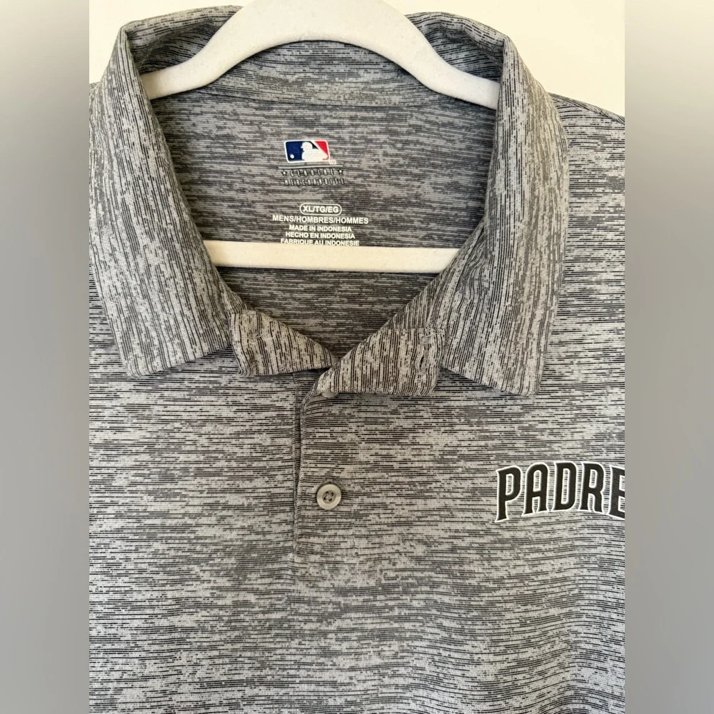 Padres Gray Polo Shirt - Picture 2 of 4